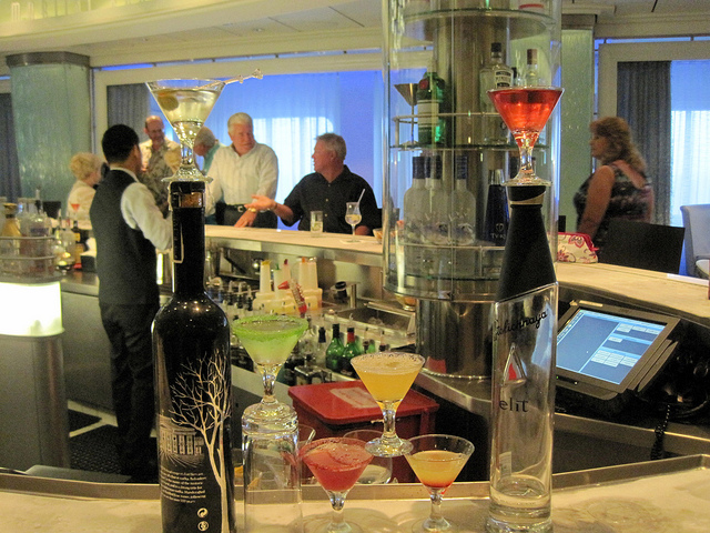 Celebrity Equinox: the Martini Bar